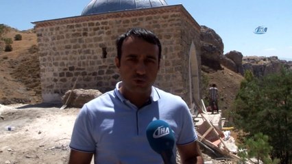 450 yıllık mescitte ilk namaz için gün sayılıyor...Dabakhane Mescidi havadan görüntülendi