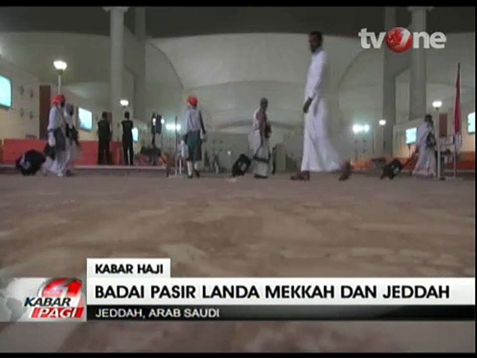 Badai Pasir di Jeddah dan Mekkah, Pesawat Jemaah Haji Dialihkan ke Madinah