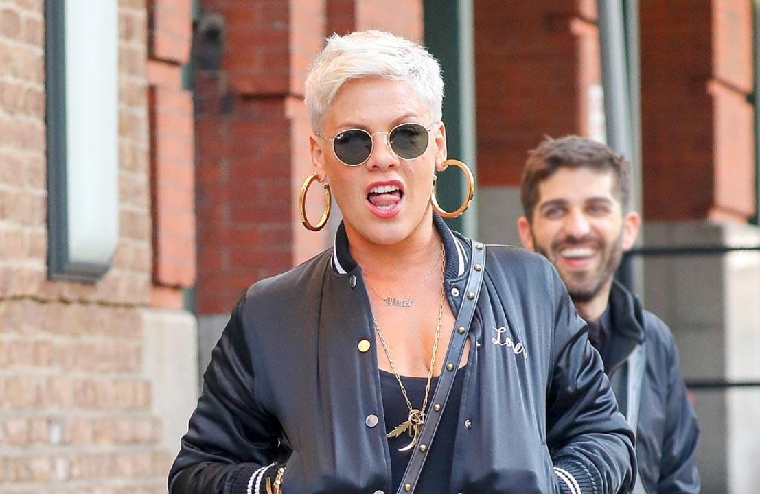 Pink discharged from hospital