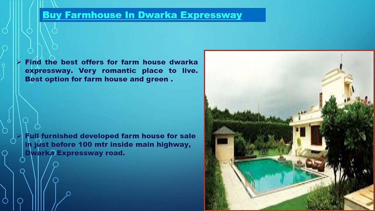 Buy Farmhouse In Dwarka Expressway