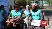 PEACE – a group of over 20 disabled people from Herat will make their way to Kabul on foot and in their wheelchairs in support of peace. Before leaving Herat, m