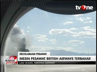 Mesin Pesawat British Airways Terbakar di Bandara Las Vegas