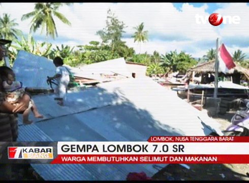 H+3 Gempa Lombok, Ribuan Warga di 3 Desa Masih Terisolir