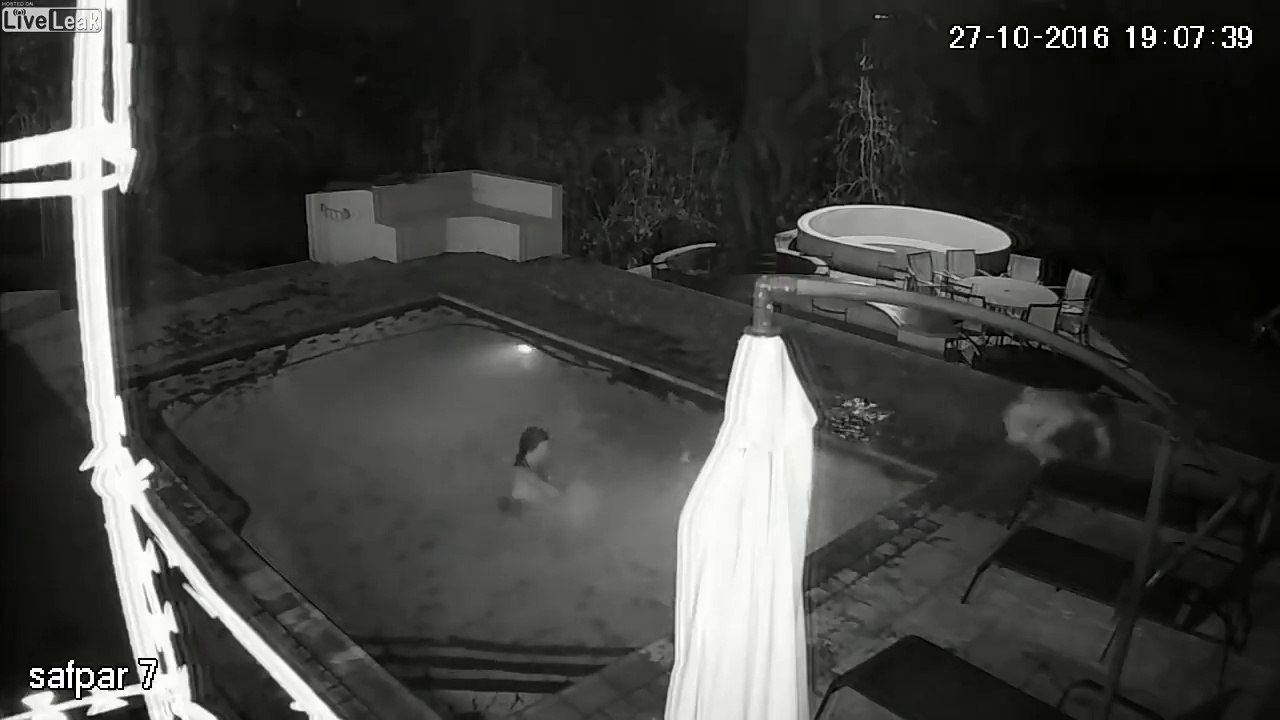 Il abandonne sa copine face à un crocodile dans la piscine !