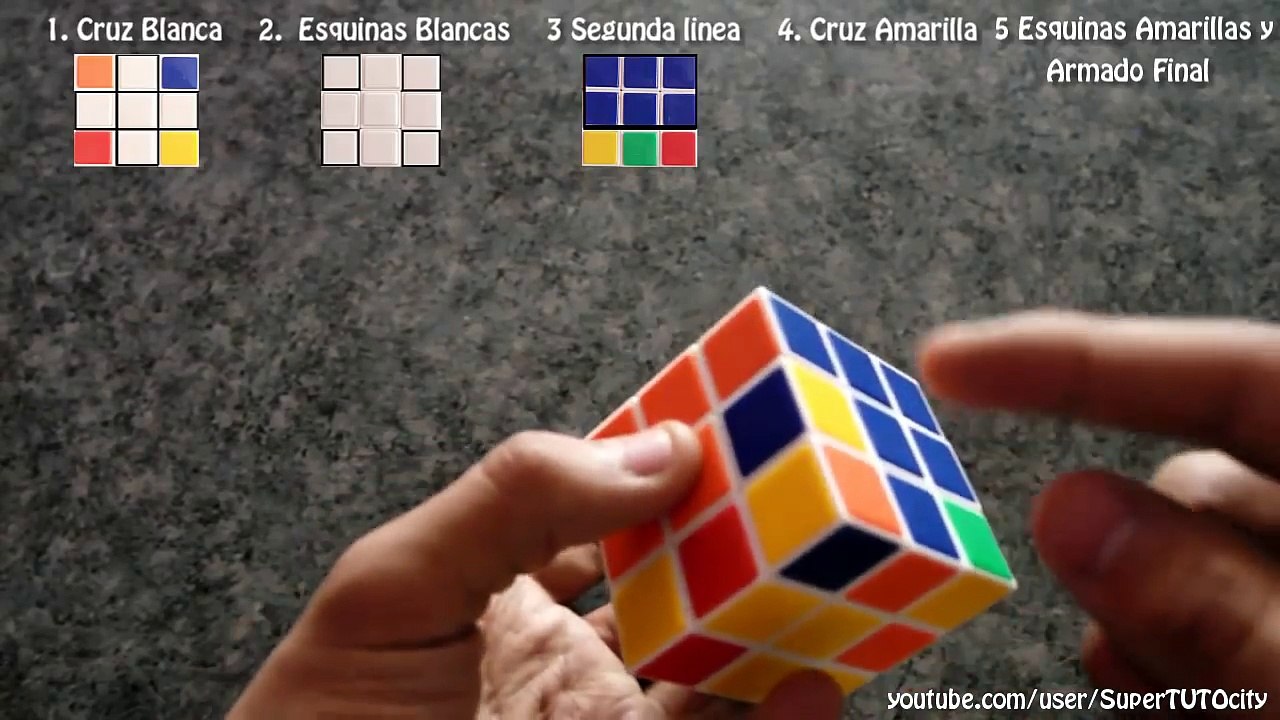 Como resolver el Cubo de Rubik Facil y Sencillo Paso a paso PARTE2 - Vídeo  Dailymotion