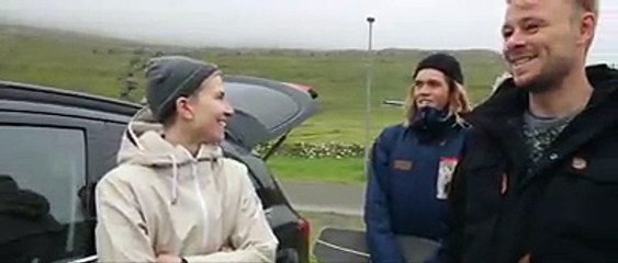 “We were fortunate enough to bump into Katrin W. Bærentsen who is the only Faroese female surfer in the islands. Her passion for surfing and love for the ocean