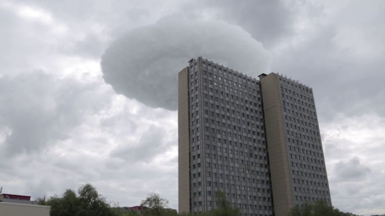 Nuage OVNI à Moscou