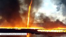 Caught On Video: Rare 'Firenado' Swirling In Sky