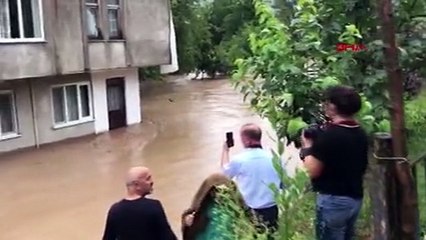 Ordu'da sel felaketi! Mahsur kalanlar böyle kurtarıldı