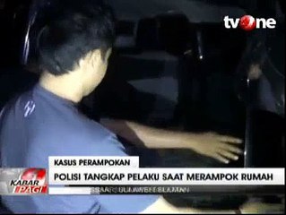 Polisi Menembak Pelaku Perampokan Rumah