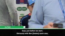 Root unable to answer questions on Stokes court case