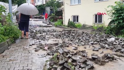 Ordu Fatsa'da Sağanak; Osb Su Altında Hd