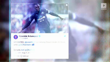 Usain Bolt, a prueba en el fútbol australiano: entrenará con el Central Coast Mariners