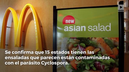 Parásito en ensaladas de McDonald's enferma a 395 personas