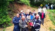 Ordu'daki sel - Heyelan altında kalanlar kurtarıldı