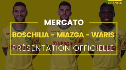Présentation de Boschilia, Miazga et Waris