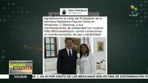 Gobierno de China se solidariza con Maduro tras atentado fallido