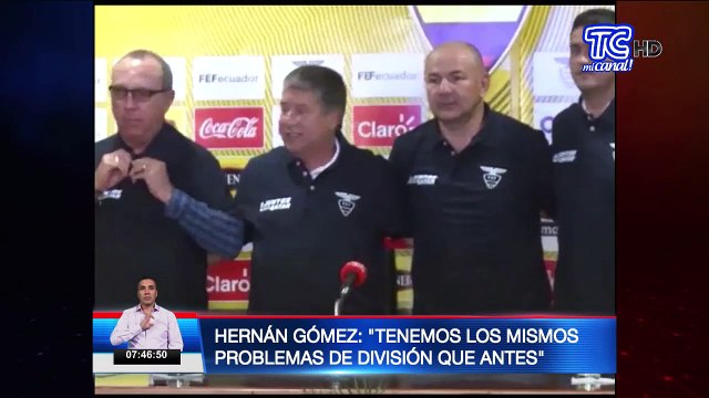 Hernán Gómez- “Tenemos los mismos problemas de división que antes”