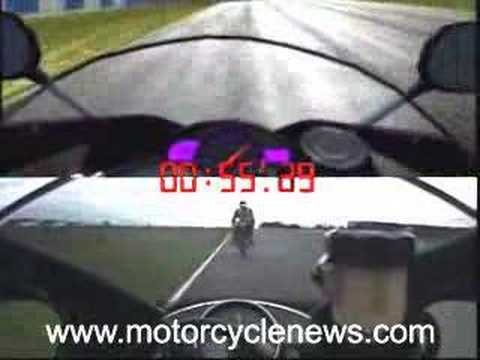 MCN: Super-Bikes on PS2 v a real Donington lap