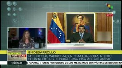 Pdte. Maduro ofrece detalles y pruebas sobre intento de magnicidio