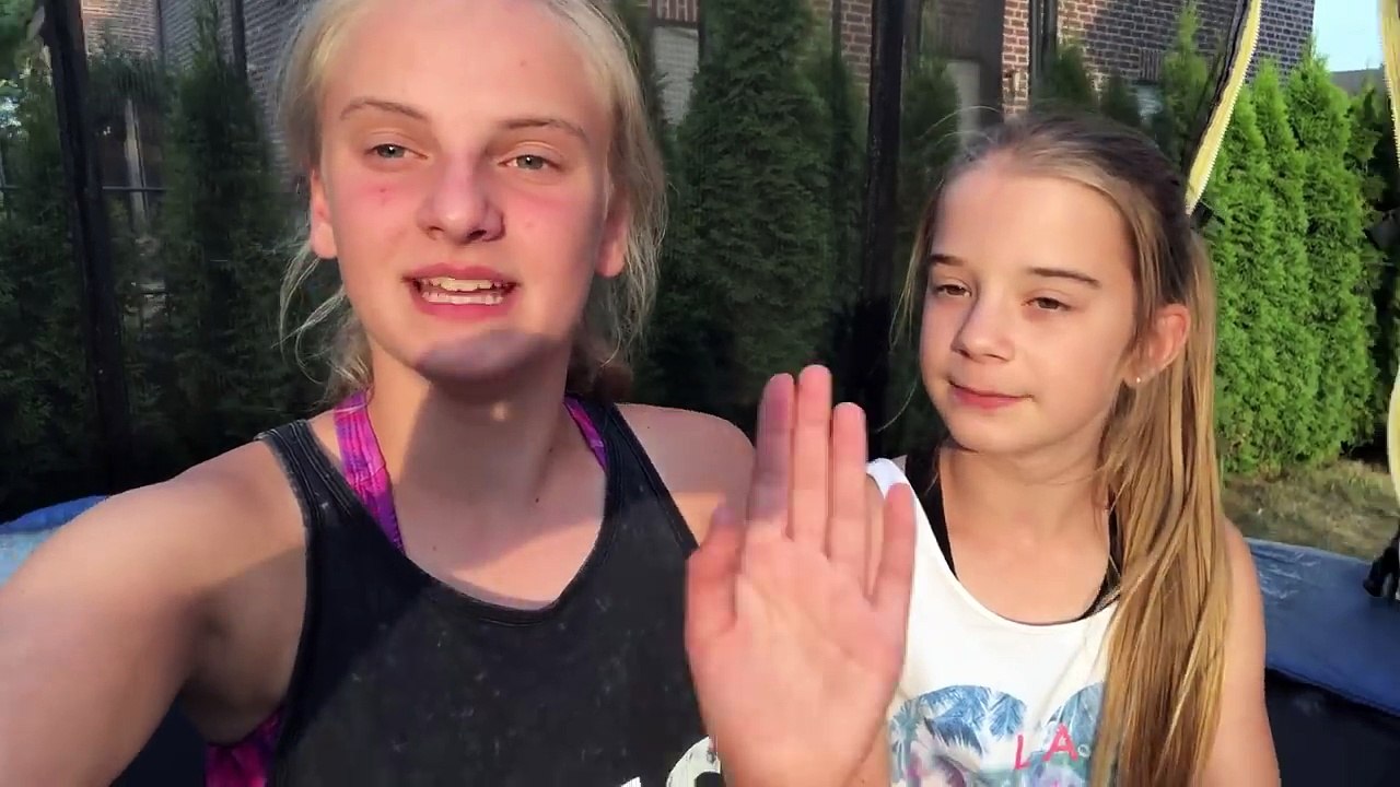 Vorstellung vs. realität auf dem trampolin 