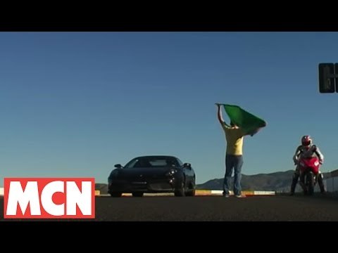 Ducati Desmosedici vs Ferrari 430 Scuderia