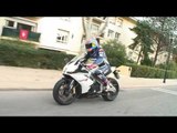 Aprilia RSV4 on the road