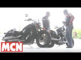 Harley Sportster Iron 883 v Honda VT750C Shadow
