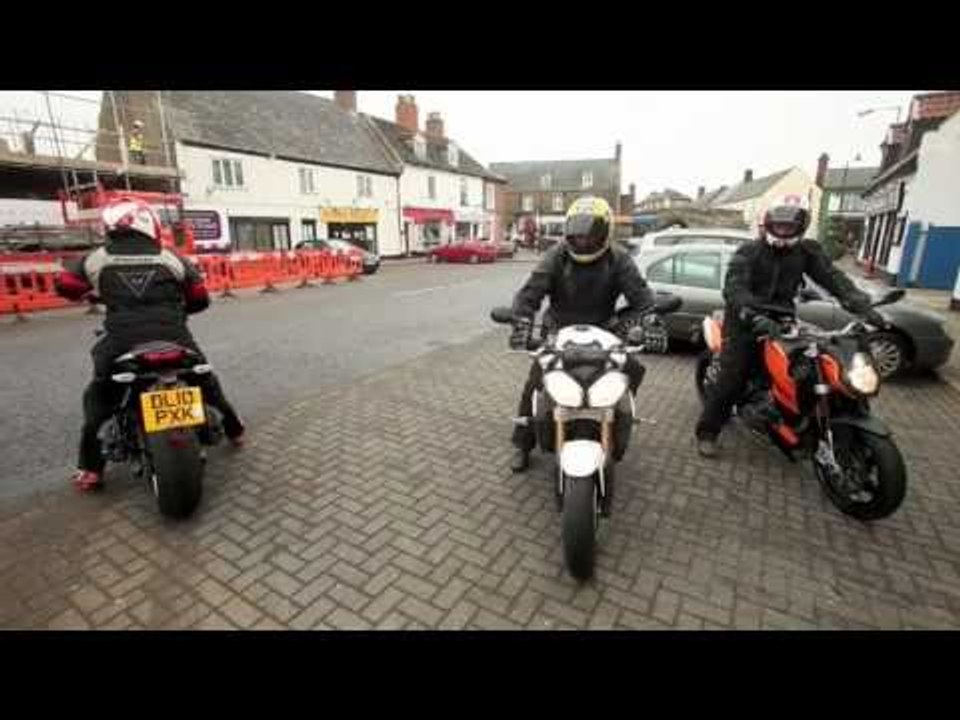 2011 Triumph Speed Triple v KTM SuperDuke v Kawasaki Z1000
