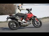 Ducati Hypermotard Evo on the road