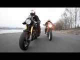 Norton Cafe Racer SP vs. Triumph Thruxton