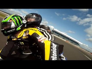 MCN rides pillion with Cal Crutchlow round Silverstone