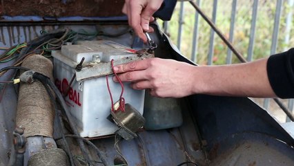 Burton 2CV Parts - Stainless steel battery carrier box