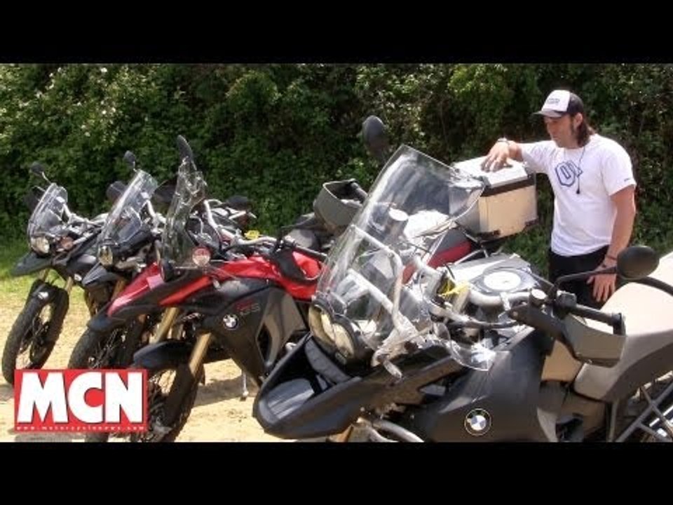 BMW F800GS vs R1200GS and Triumph 800XC vs 1200 Tiger Explorer | Road Tests | Motorcyclenews.com