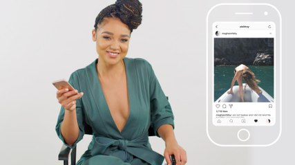 Aisha Dee Insta-Stalks Her Castmates