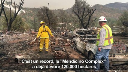 "Mendocino Complex": plus gros feu de l'histoire en Californie