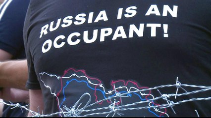 Georgia protesters demand Russia end its 'occupation'