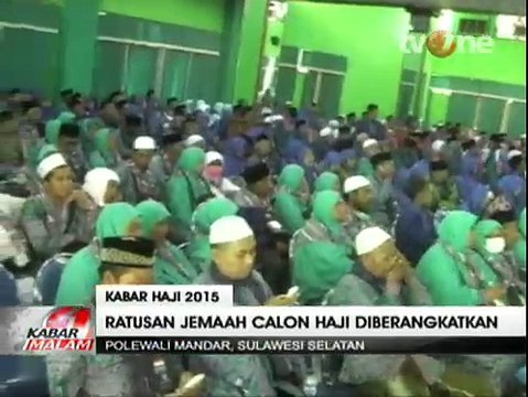 Ratusan Jemaah Calon Haji Asal Polewali Mandar Diberangkatkan