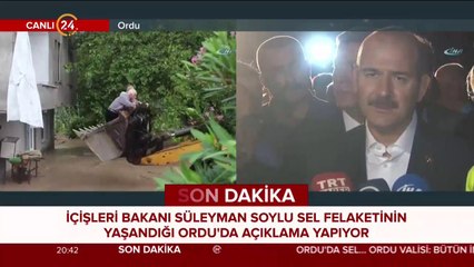 İçişleri Bakanı Süleyman Soylu, Ordu'da