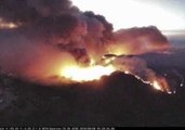 Timelapse Shows California Wildfire Growing During Sunrise