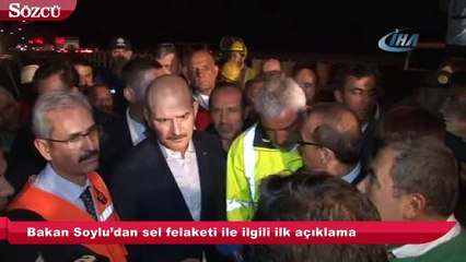 Bakan Soylu’dan sel felaketi ile ilgili ilk açıklama
