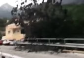 Fast-Moving Debris Sweeps Through Town in Swiss Alps