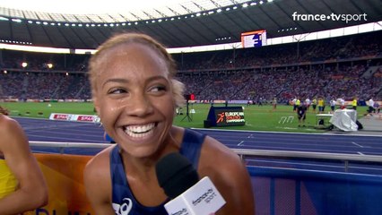 Championnats Européens / Athlétisme : La joie communicative de Renelle Lamote !