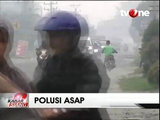 Akibat Kabut Asap, Jarak Pandang di Langkat Hanya 100 Meter
