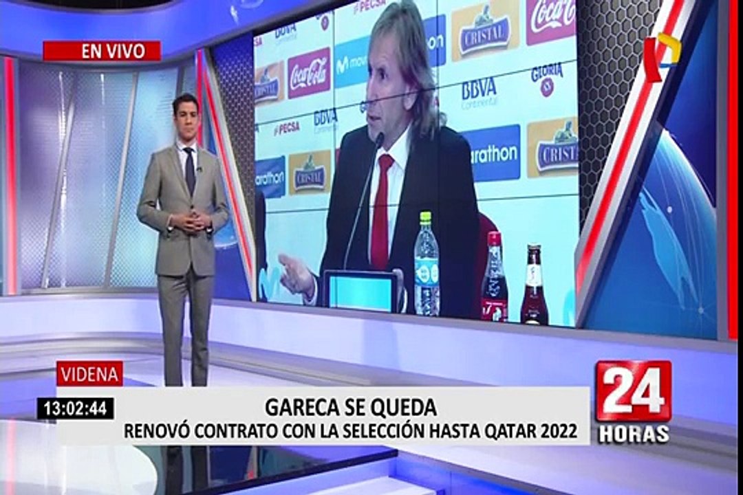Ricardo Gareca renovó con la FPF: "El desafío es mantenernos donde estamos"