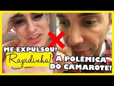 TRETA DO CAMAROTE! ROMAGAGA x MATHEUS MAZZAFERA: Expulsou ou não? QUEM ESTÁ MENTINDO?
