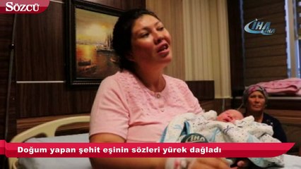 Şehit eşinin sözleri yürek dağladı