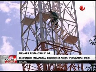 Menara Observasi Perubahan Iklim di Hutan Amazon