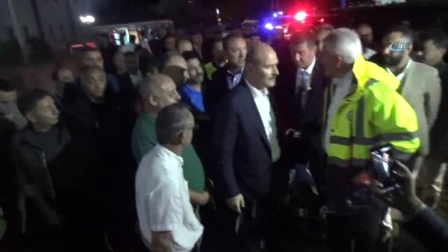 Bakan Soylu: Şükürler Olsun Ki Yaşanan Sel Felaketinde Can Kaybı Yok
