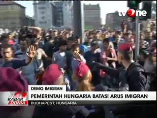 Dilarang ke Uni Eropa, Imigran Bentrok dengan Polisi Hungaria